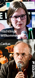 Flüchtlinge Willkommen / Caritas